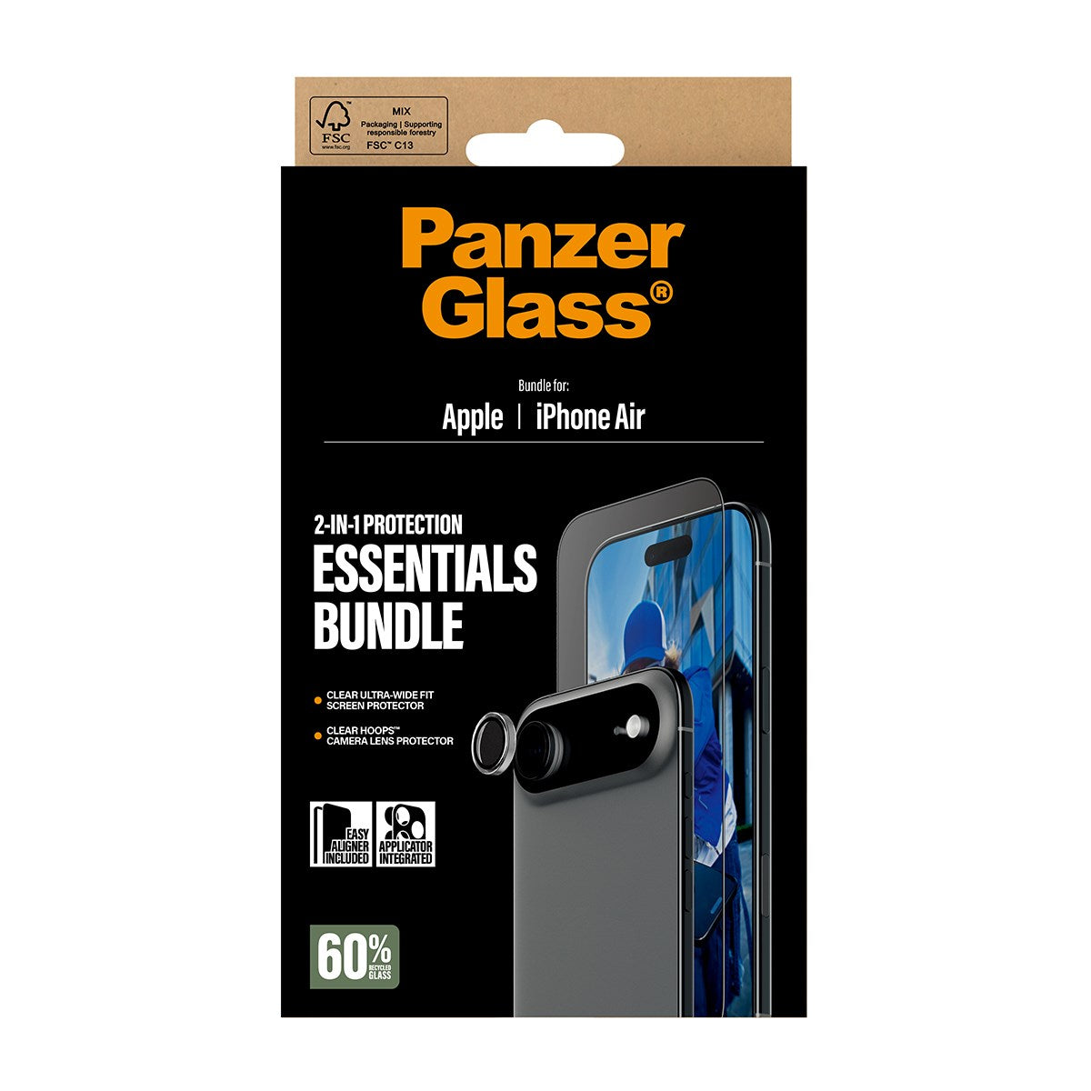 PanzerGlass® 2-in-1 Essentials Bundle iPhone Air